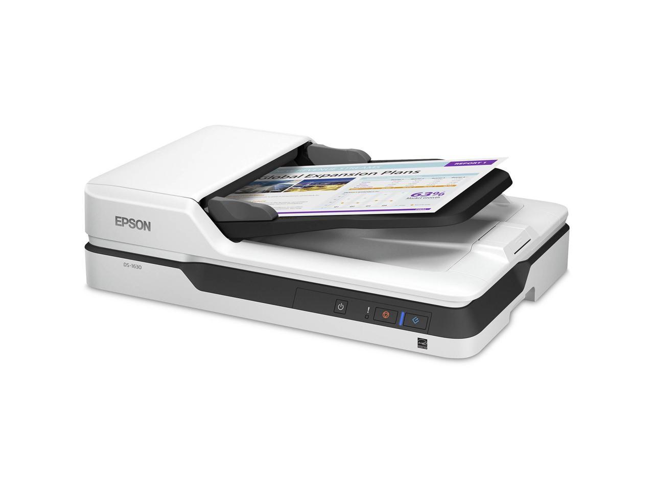 Epson Workforce Ds 1630 B11b239201 Duplex 1200 Dpi X 1200 Dpi Usb Color Flatbed Scanner 4941