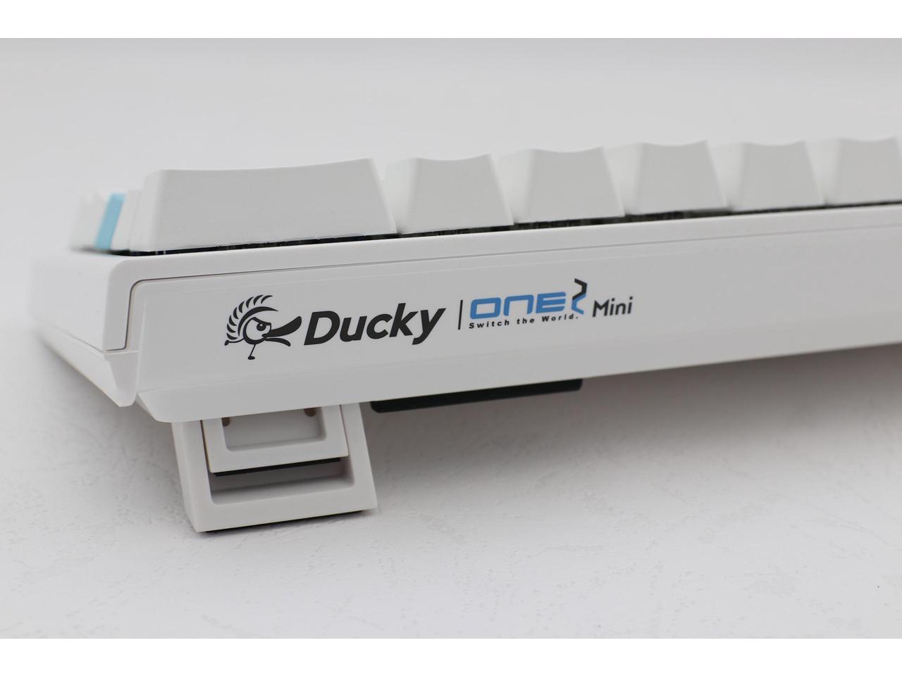 Ducky One 2 Mini Pure White - RGB LED 60% Double Shot PBT Gaming