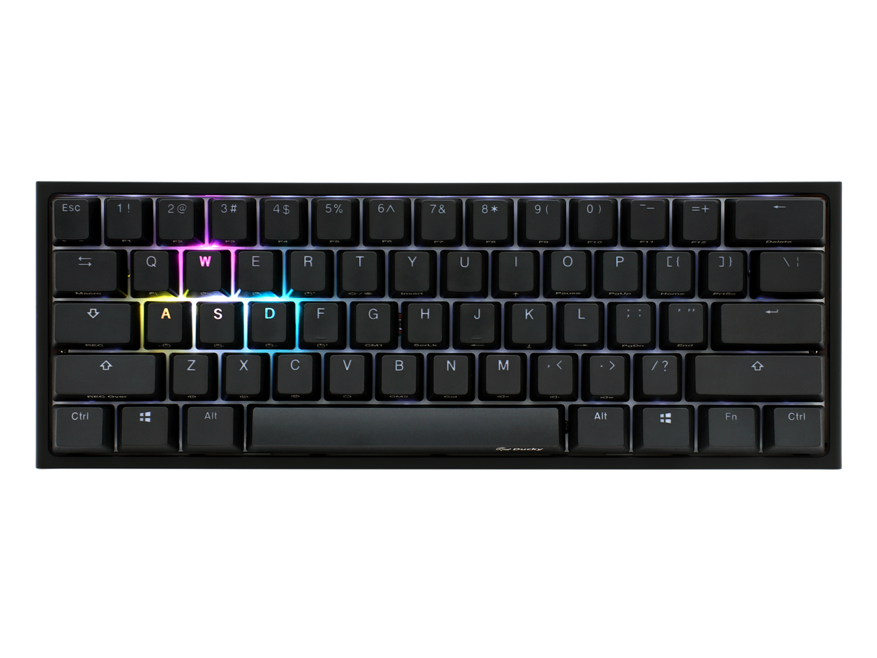 Ducky One 2 Mini Rgb Led 60 Double Shot Pbt Gaming Mechanical Keyboard Cherry Mx Blue Bezel Design Detachable Usb Type C Lightweight And Extremely Portable Newegg Com