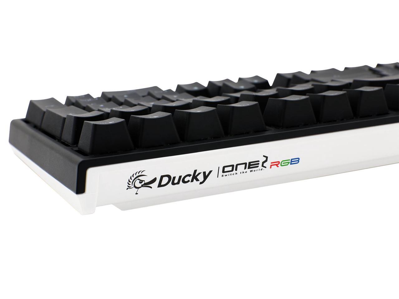 Ducky One 2 Rgb Led Double Shot Pbt Gaming Mechanical Keyboard Cherry Mx Brown 108 Keys Bezel Design Detachable Usb Type C Newegg Com
