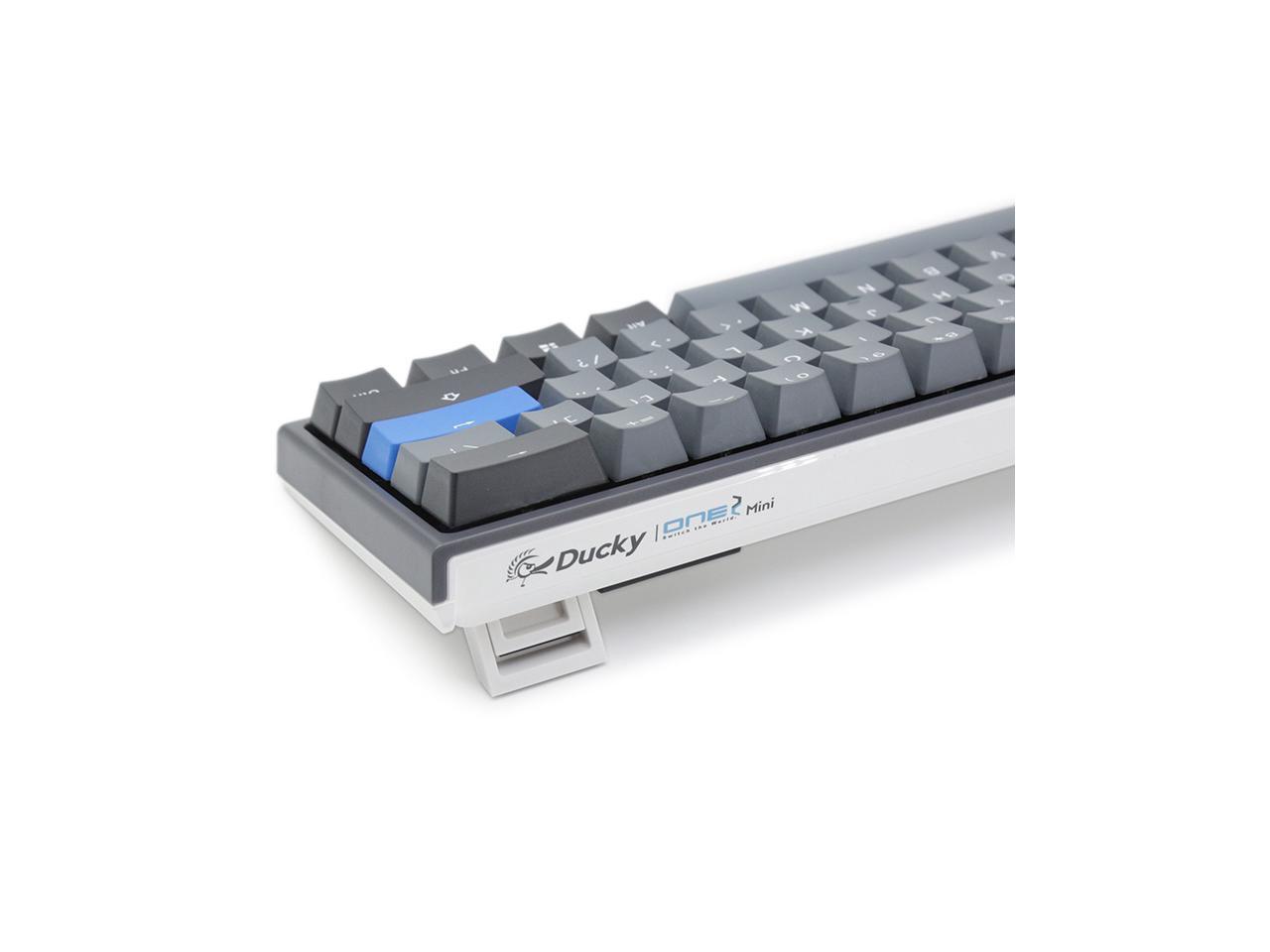 Ducky One 2 Mini Skyline White Led 60 Double Shot Pbt Gaming Mechanical Keyboard Cherry Mx Silver Bezel Design Detachable Usb Type C Lightweight And Extremely Portable Grey Newegg Com