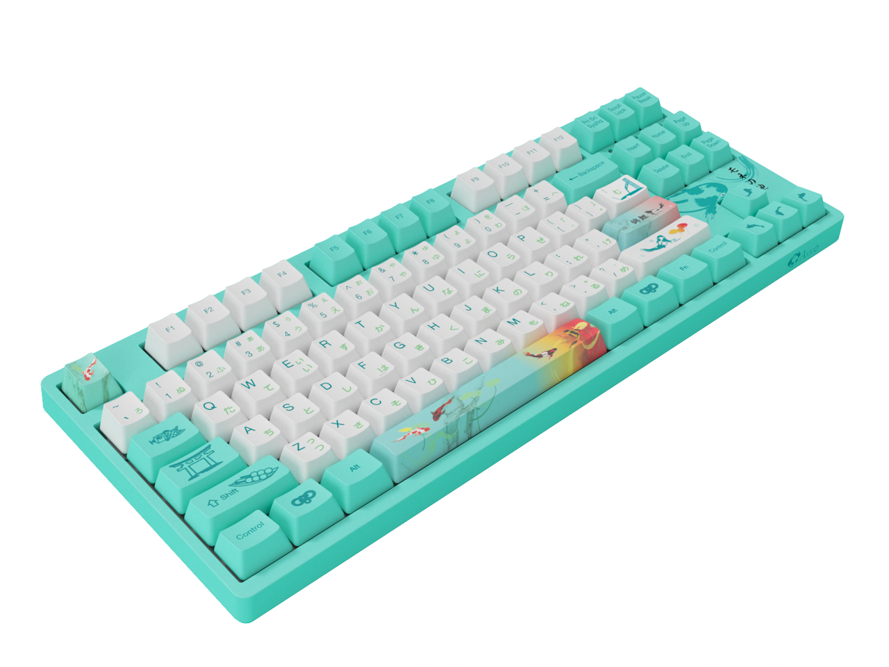 AKKO 3087v2 Pond TKL Gaming Mechanical Keyboard Double Shot