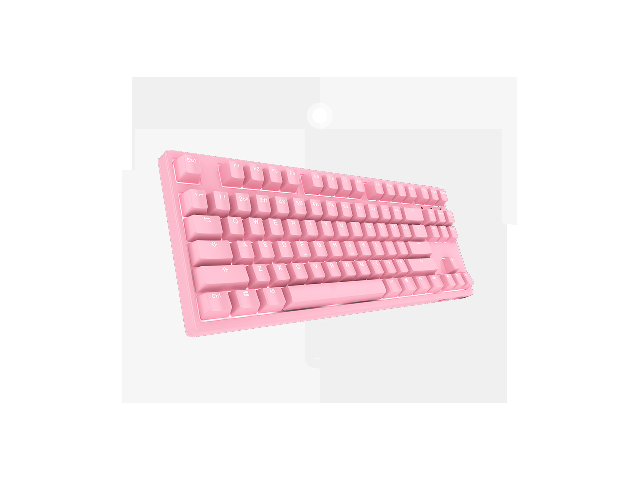 Akko 3087s Sakura Pink TKL Gaming Mechanical Keyboard Cherry MX Red
