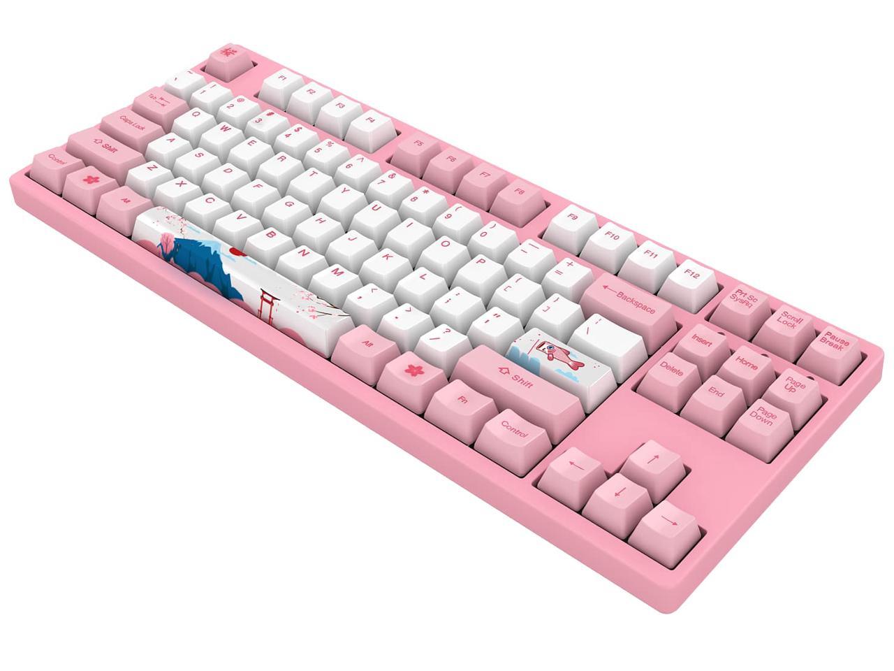 Akko 3087V2 World Tour Tokyo Sakura Pink TKL Gaming Mechanical Keyboard ...