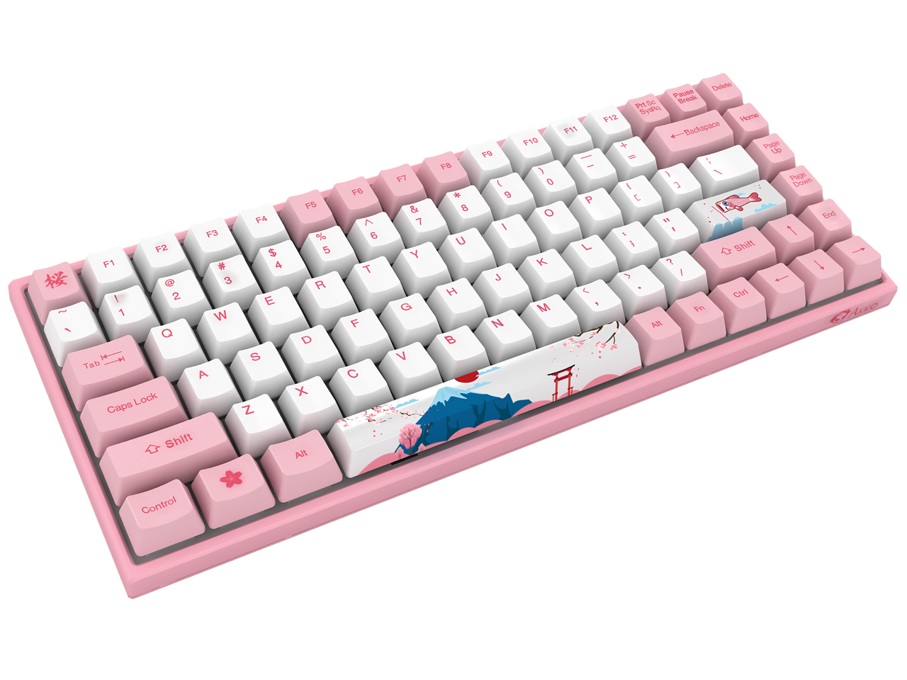 Akko 3084 Tokyo Sakura Pink 84 Keys Wired Gaming Mechanical Keyboard