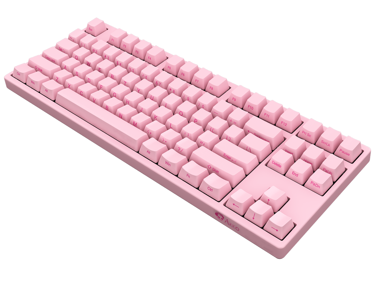 Akko 3087 Sakura Pink TKL Gaming Mechanical Keyboard Cherry MX Blue ...