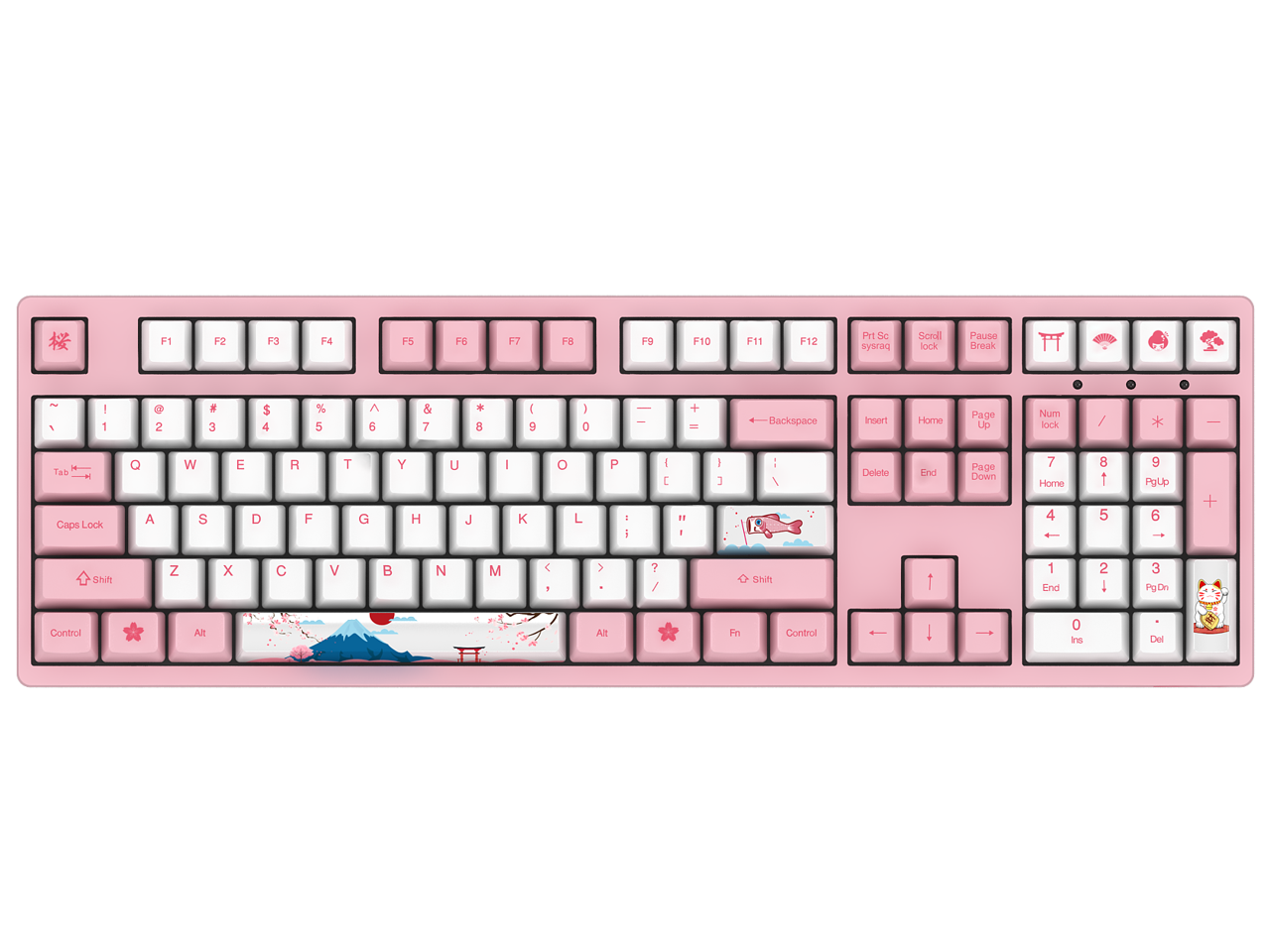 Akko 3108V2 World Tour Tokyo Sakura Pink Gaming Mechanical Keyboard