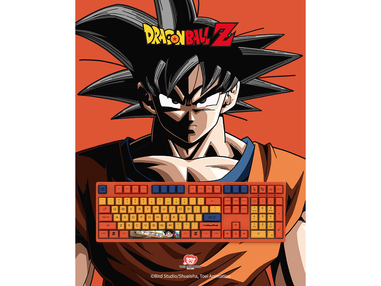 Akko 3108V2 Dragon Ball Z Goku Full Size Gaming Mechanical Keyboard