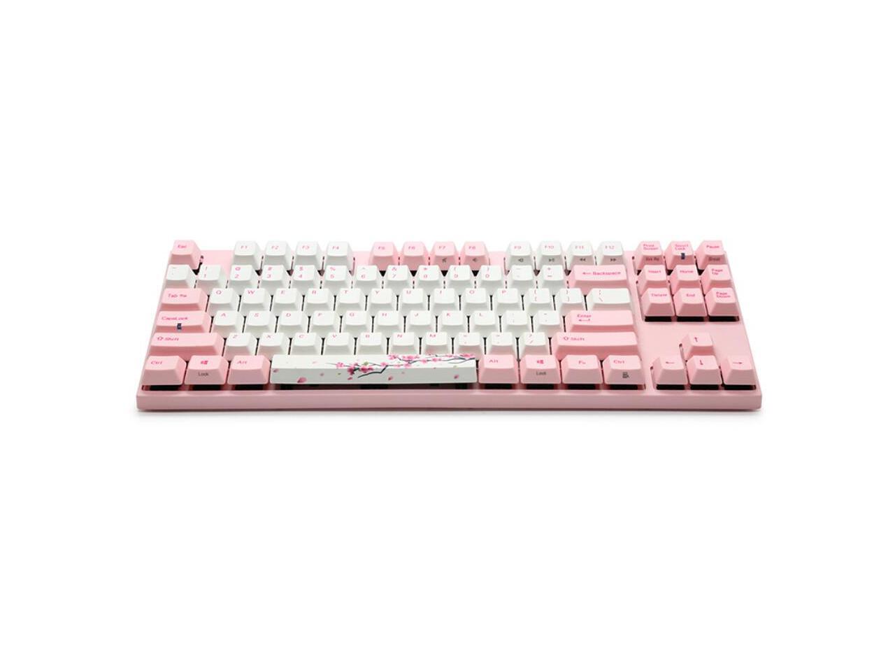 Varmilo VA87M Sakura TKL Gaming Mechanical Keyboard Cherry MX Silent ...