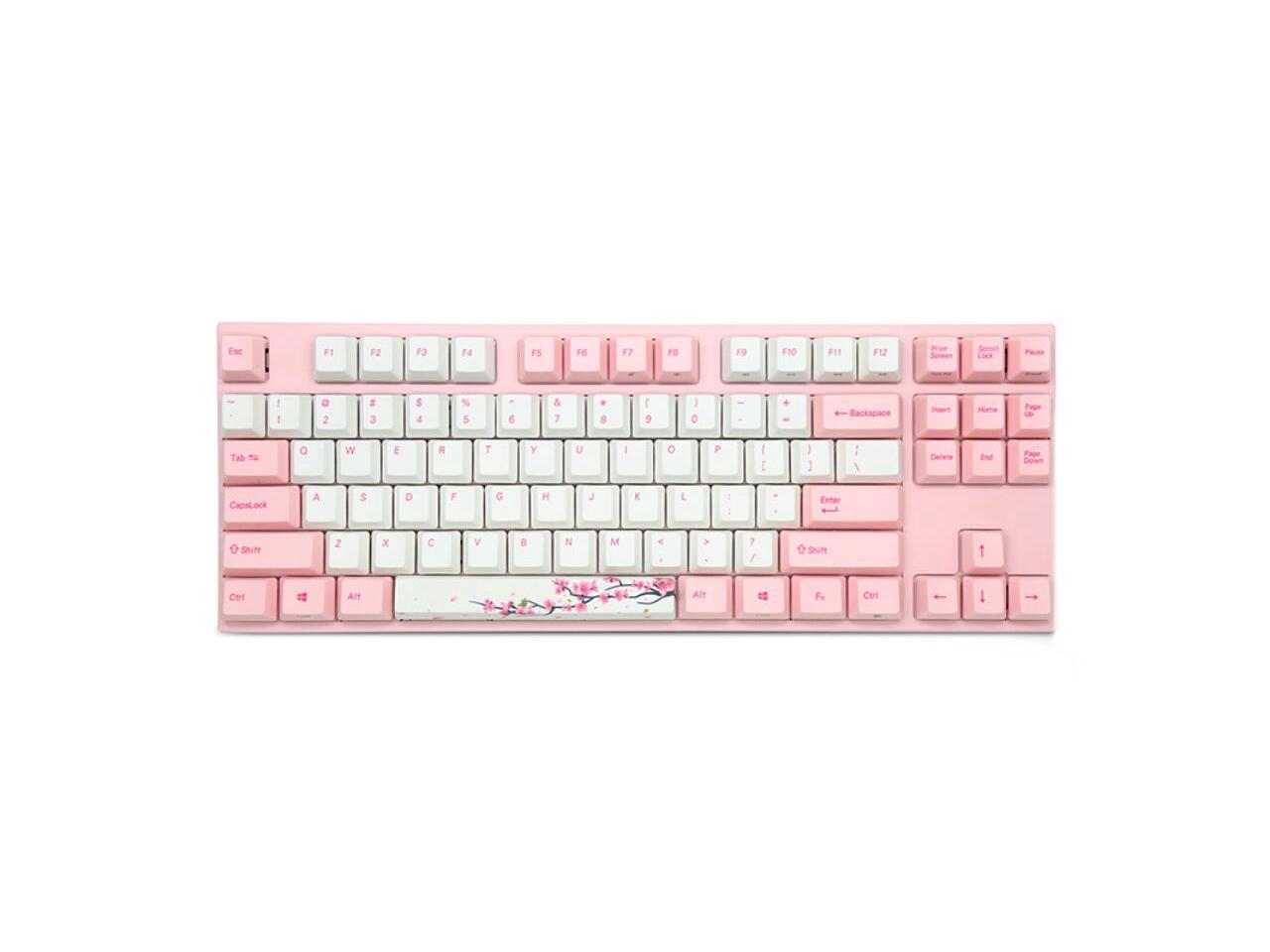 Varmilo VA87M Sakura TKL Gaming Mechanical Keyboard Cherry MX Silent ...