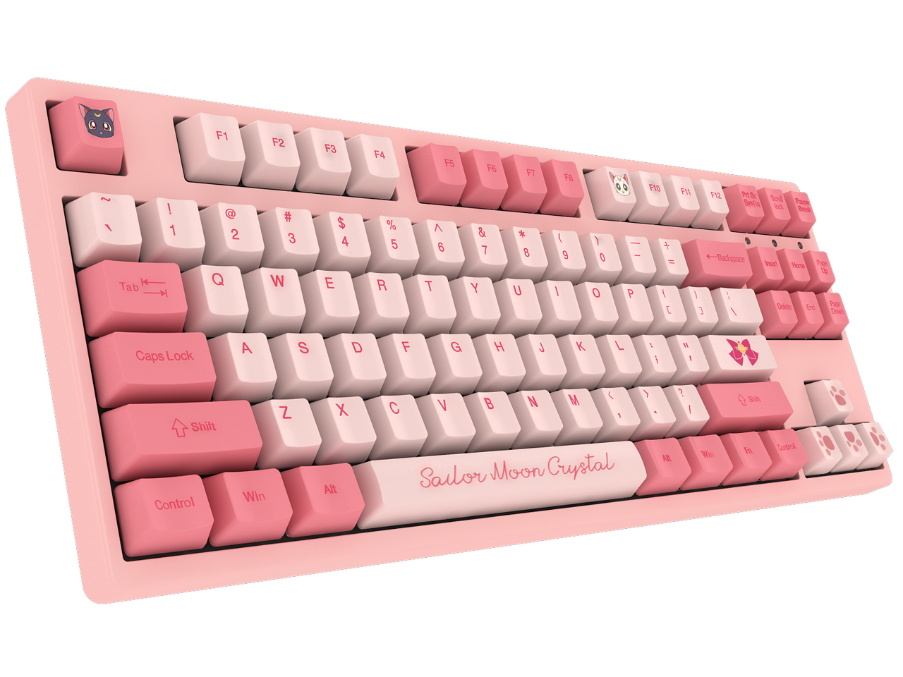 Akko 3087V2 Sailor Moon TKL Gaming Mechanical Keyboard Cherry MX Blue ...