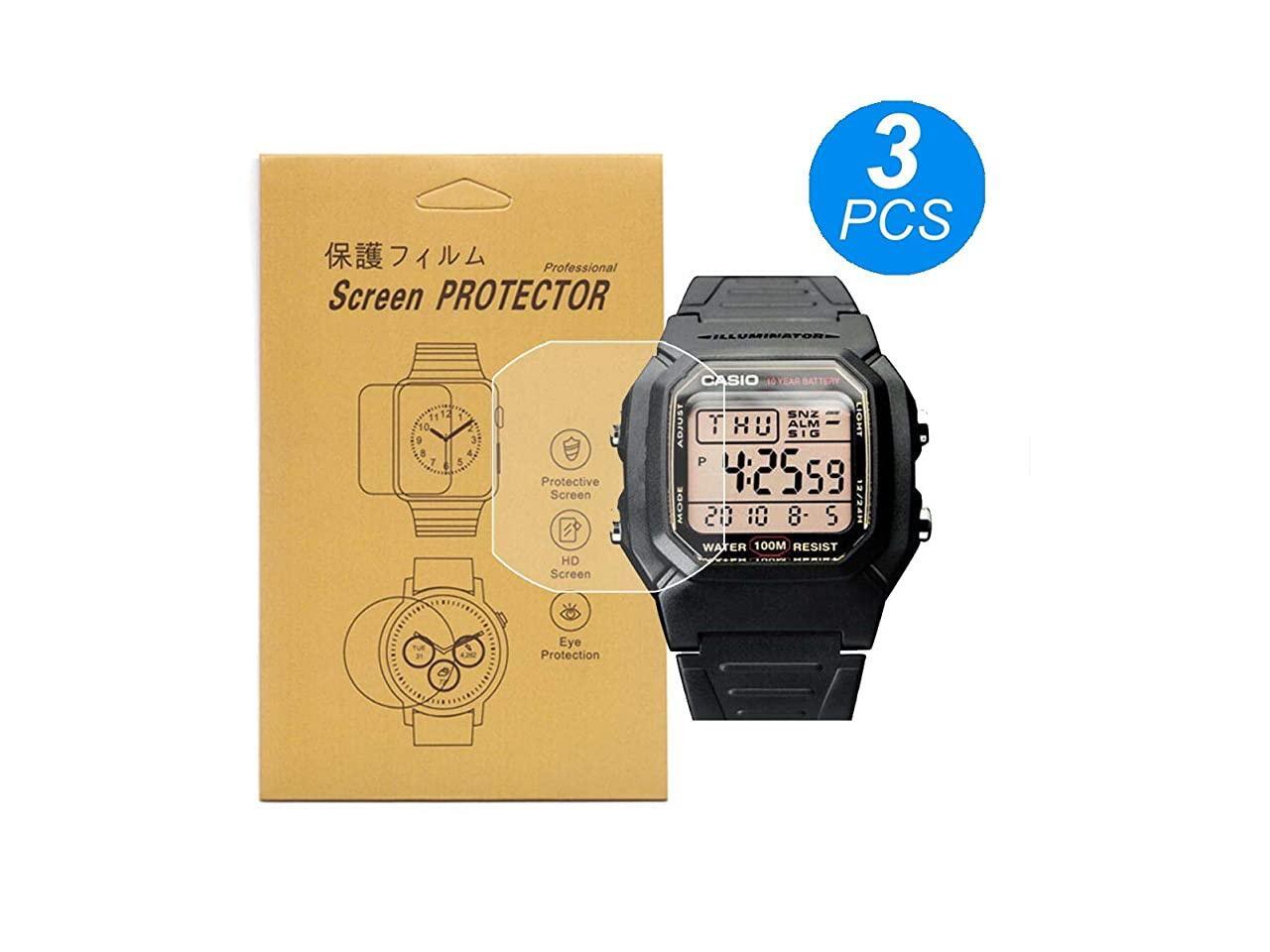 for Casio W800 W800H Screen ProtectorFull Coverage Screen Protector HD  Clear AntiBubble and AntiScratch W800H1AV - Newegg.com