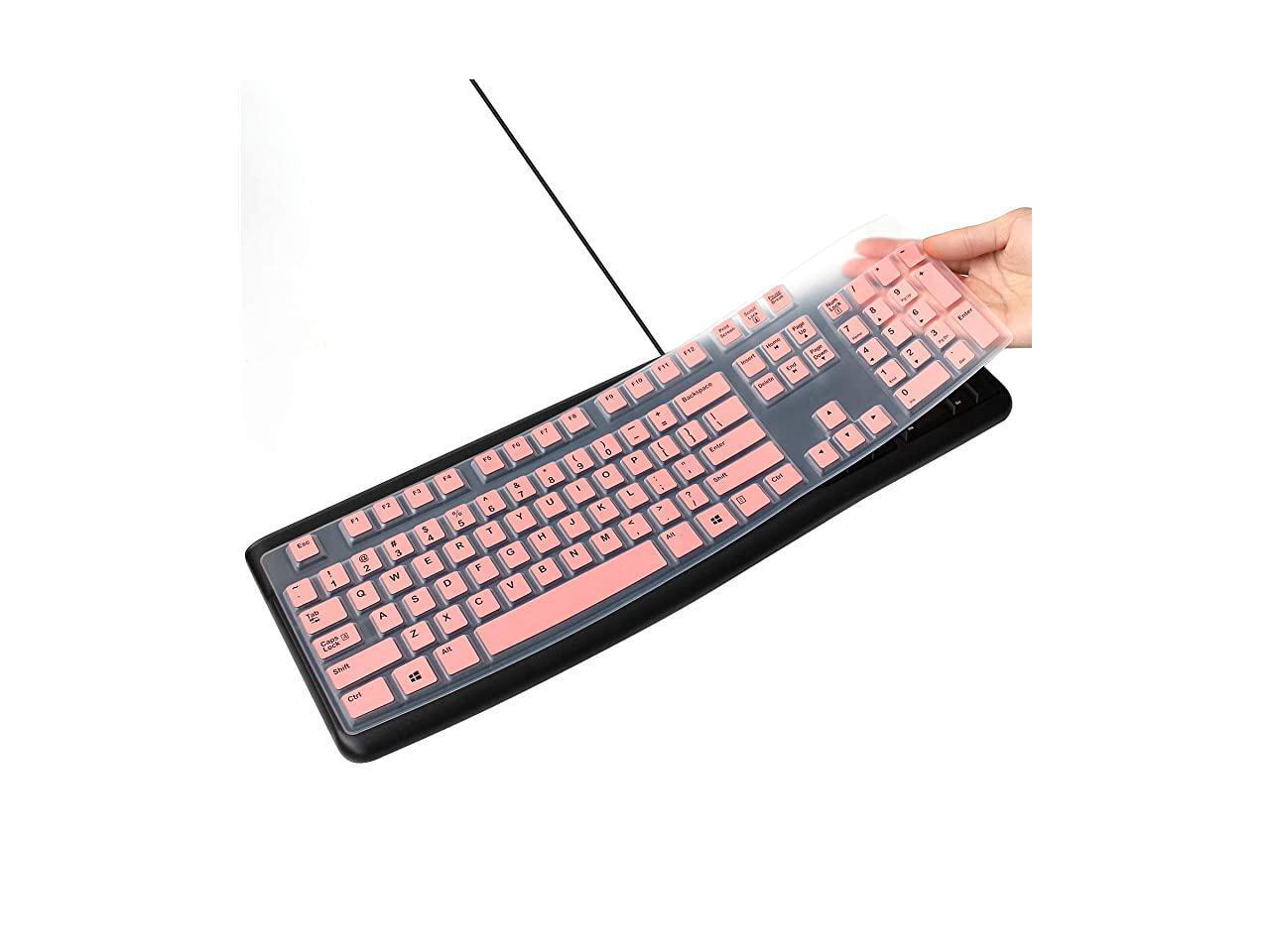 Keyboard Cover for Logitech K120 MK120 Ergonomic Desktop USB Wired