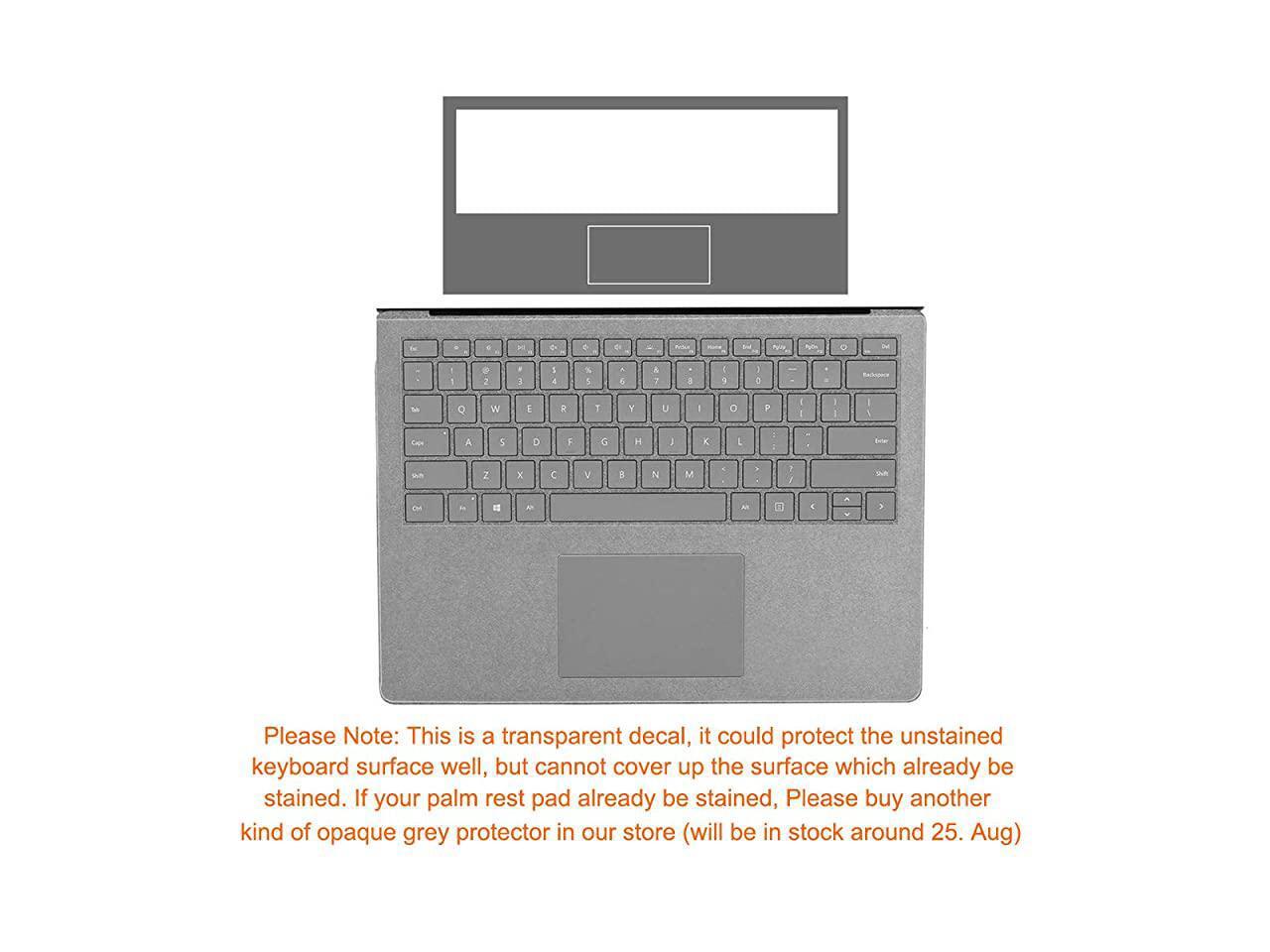Transparent Keyboard Palm Rest Protector for Microsoft Surface Laptop