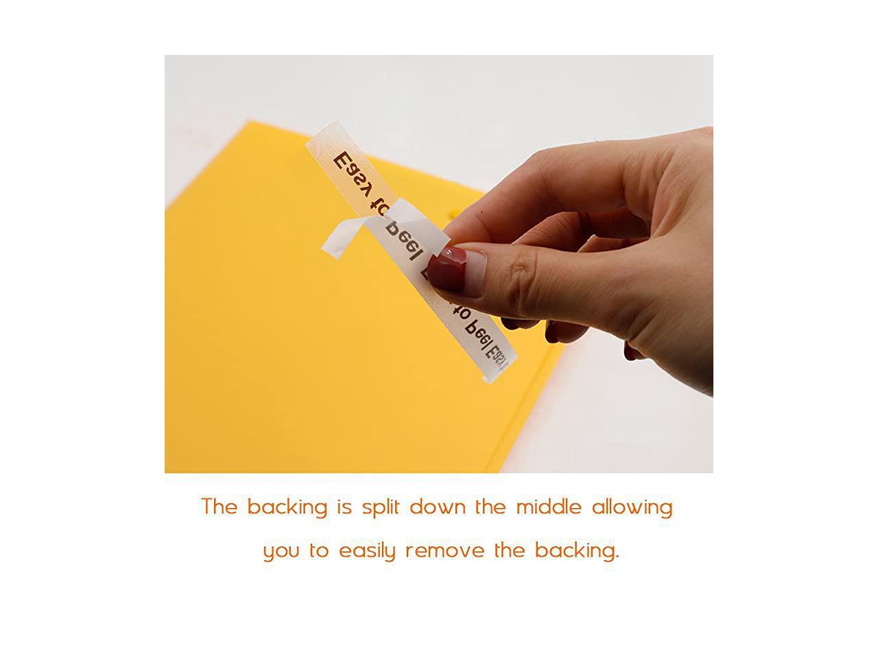 Compatible Label Maker Tape Replacement for Brother 12mm 047 Laminated