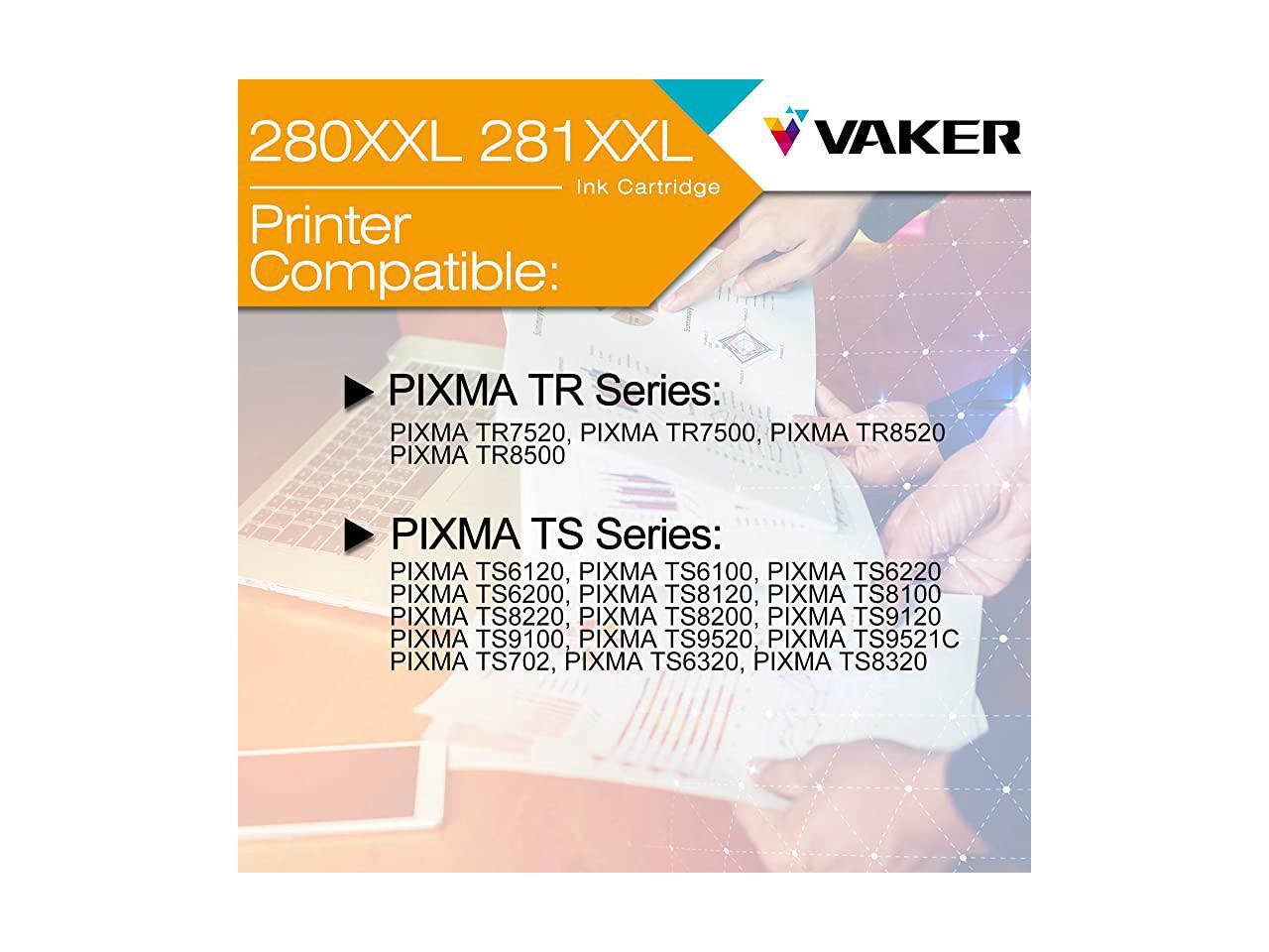 5pcs Compatible Ink Cartridge for Canon PGI280XXL CLI281XXL 280 281 XXL Ink Cartridge 