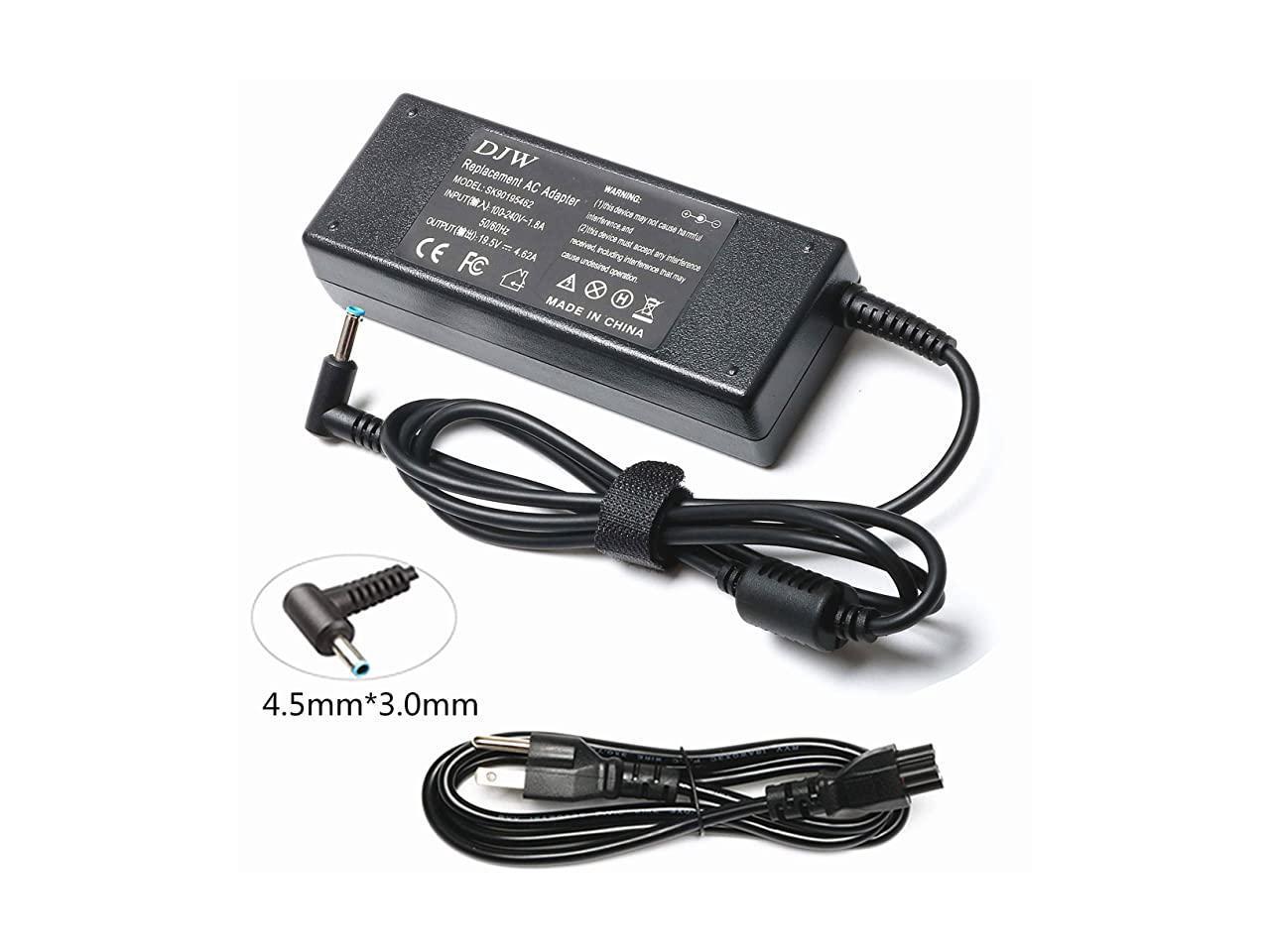 3.0mm - 4.5mm --12 Months Warranty DJW 19.5V 4.62A 90W AC Laptop Adapter Charger For HP Envy Touchsmart Sleekbook 15 17 M6 M7 Series; HP Pavilion 11 14 15 17 HP Stream 11 13 14 