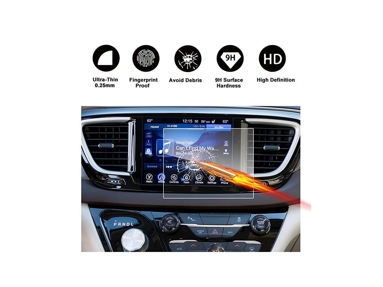 2017 2018 2020 Chrysler Pacifica Hybrid Uconnect Touch Screen Car Display  Navigation Screen Protecto HD Clear Tempered Glass Car inDash Screen  Protective Film 84Inch - Newegg.com