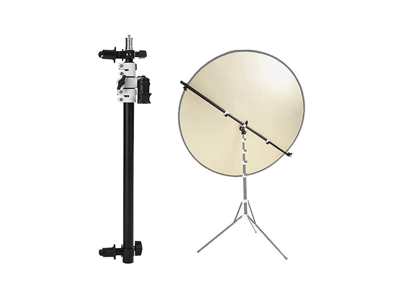 Telescopic Reflector Holder Extendable Boom Arm 360 Degree Swivel with Adjustable Length for