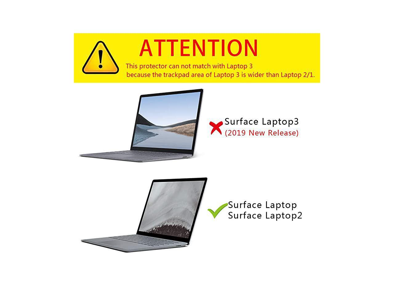 Transparent Keyboard Palm Rest Protector for Microsoft Surface Laptop