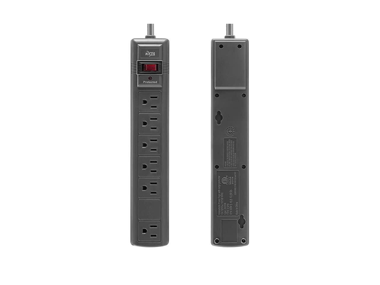 6Outlet Surge Protector Power Strip - Newegg.com