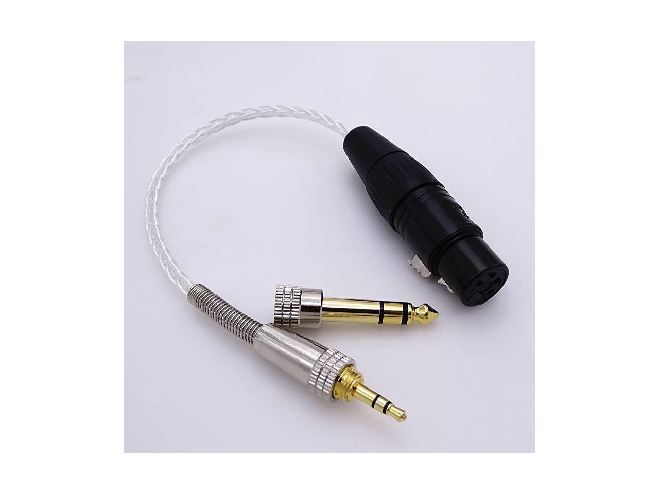 XLR Cable XLR to 3.5MM 10CM 8 Cores Silver Plated XLR to 1/4 1/8 3.5MM