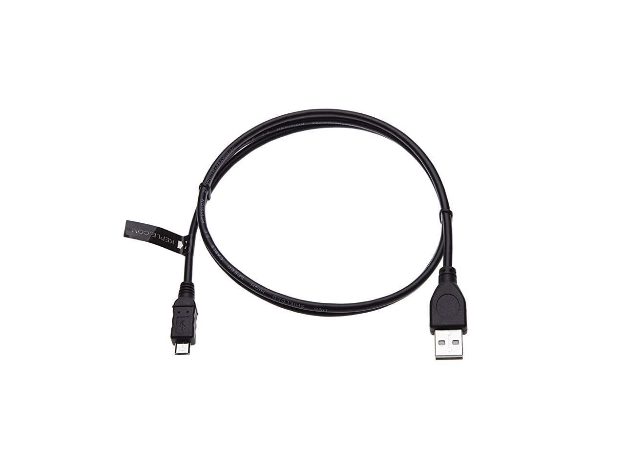 2m USB Data Charger Power Black Cable Lead for TomTom GO 5200 GPS Sat Nav 