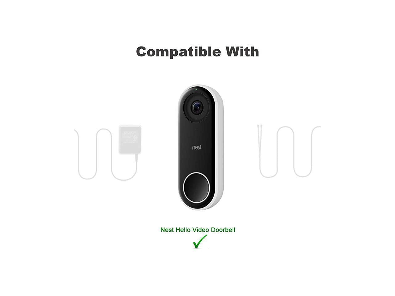 Power Adapter Compatible With Google Nest Doorbell SimpliSafe Eufy