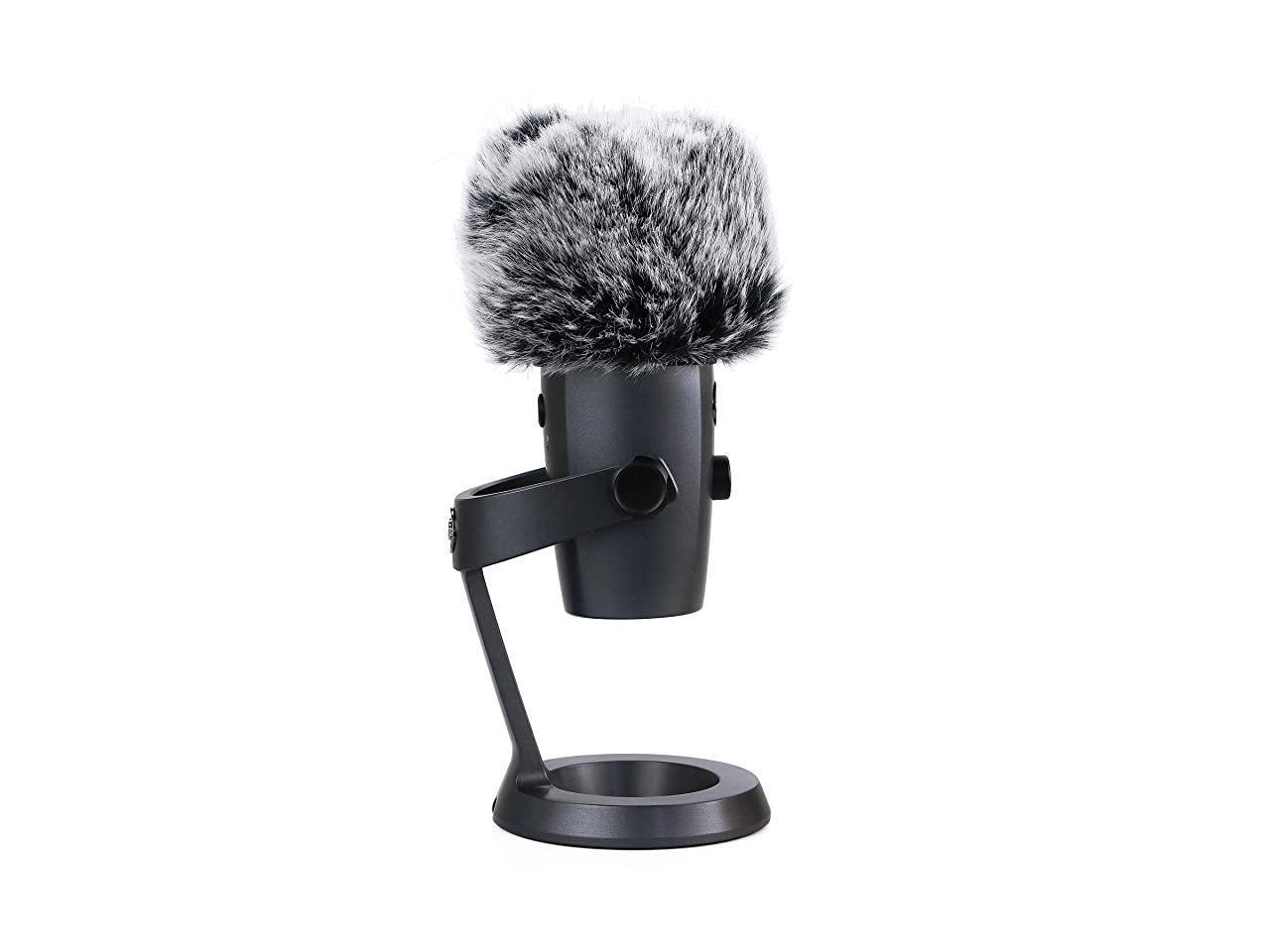 Microphone Furry Windscreen Muff Mic Wind Cover Fur Pop Filter as Foam