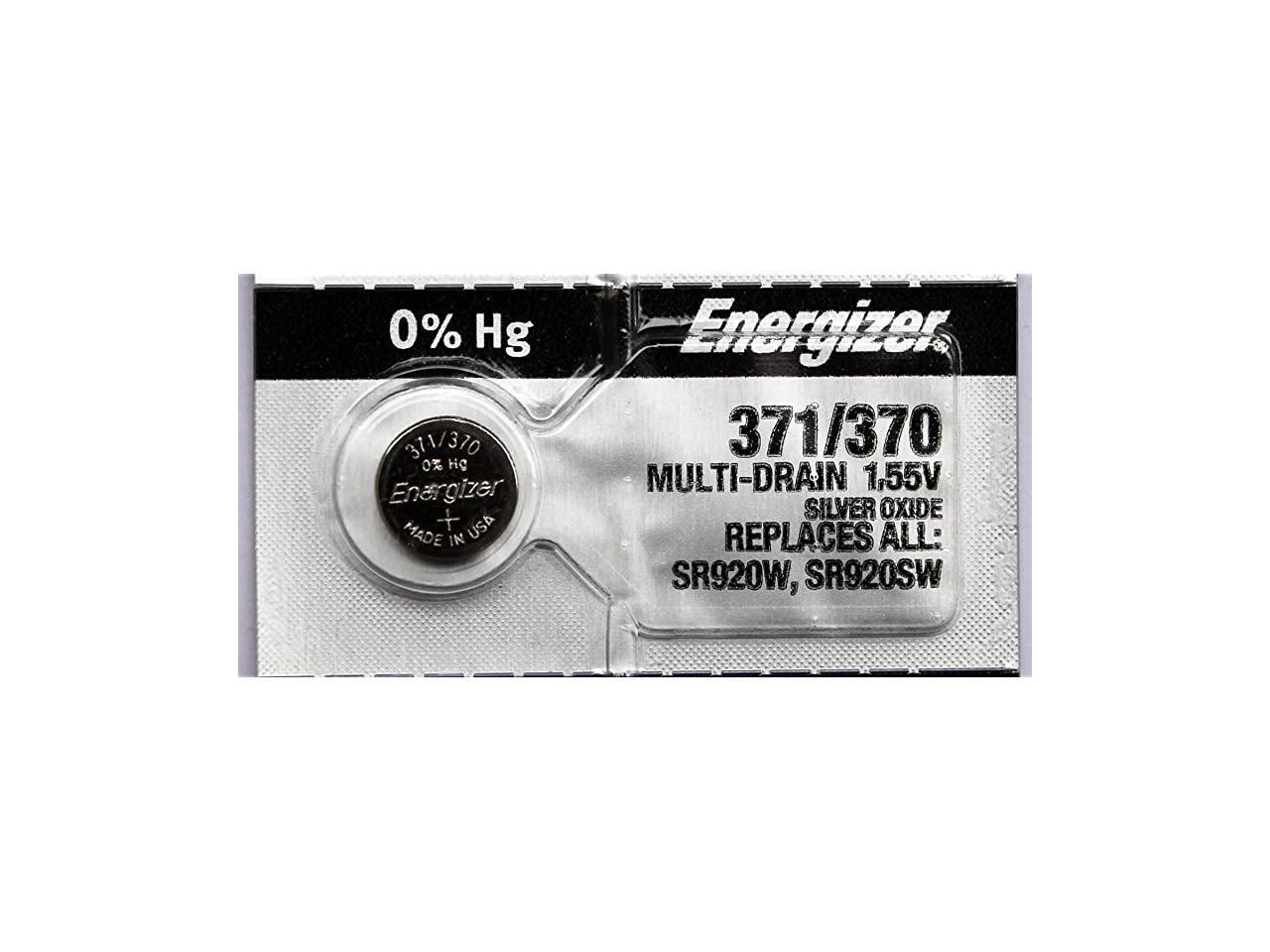 370 Button Cell Silver Oxide SR920W Watch Battery Pack of 5 Batteries