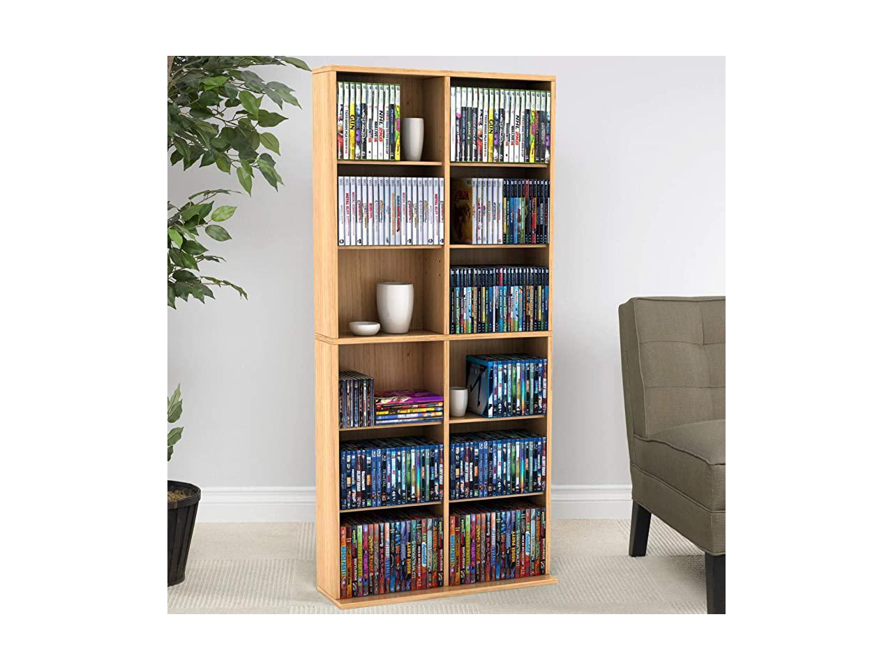 Oskar Adjustable Media Cabinet Holds 464 CDs 228 DVDs or ...