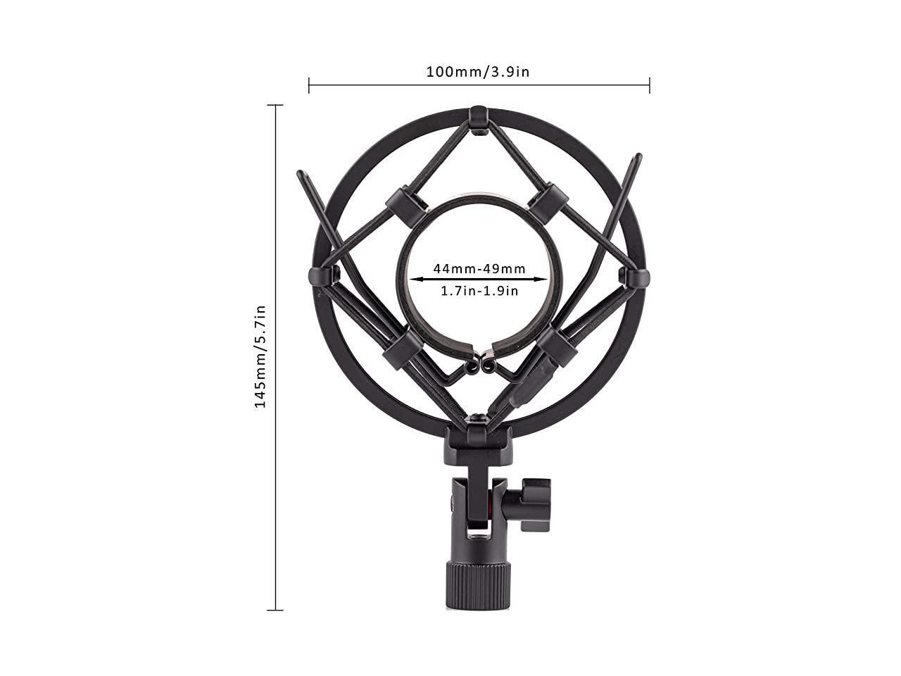 Microphone Shock Mount Mic AntiVibration Suspension Shock Mount Holder