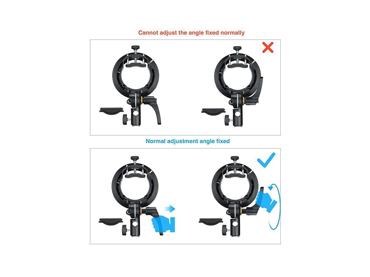 S2 Speedlite SType Bracket Bowens Mount Flash Holder for V1 AD200Pro