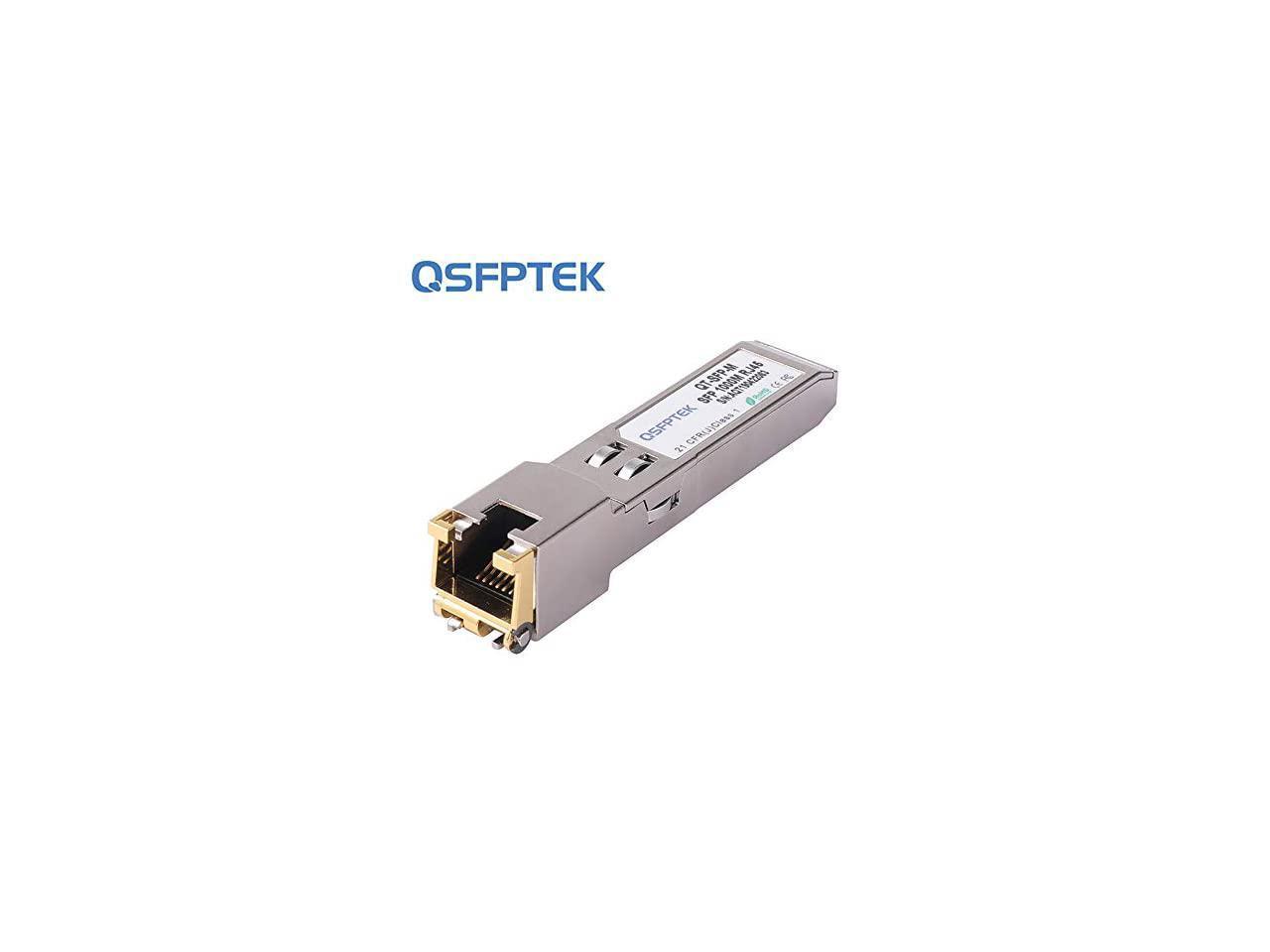Gigabit SFP Copper RJ45 Module Mini GBIC 1000BASE-T Transceiver for Cisco  GLC-T/SFP-GE-T, Ubiquiti UF-RJ45-1G, Netgear, Other Open Switches, up to 