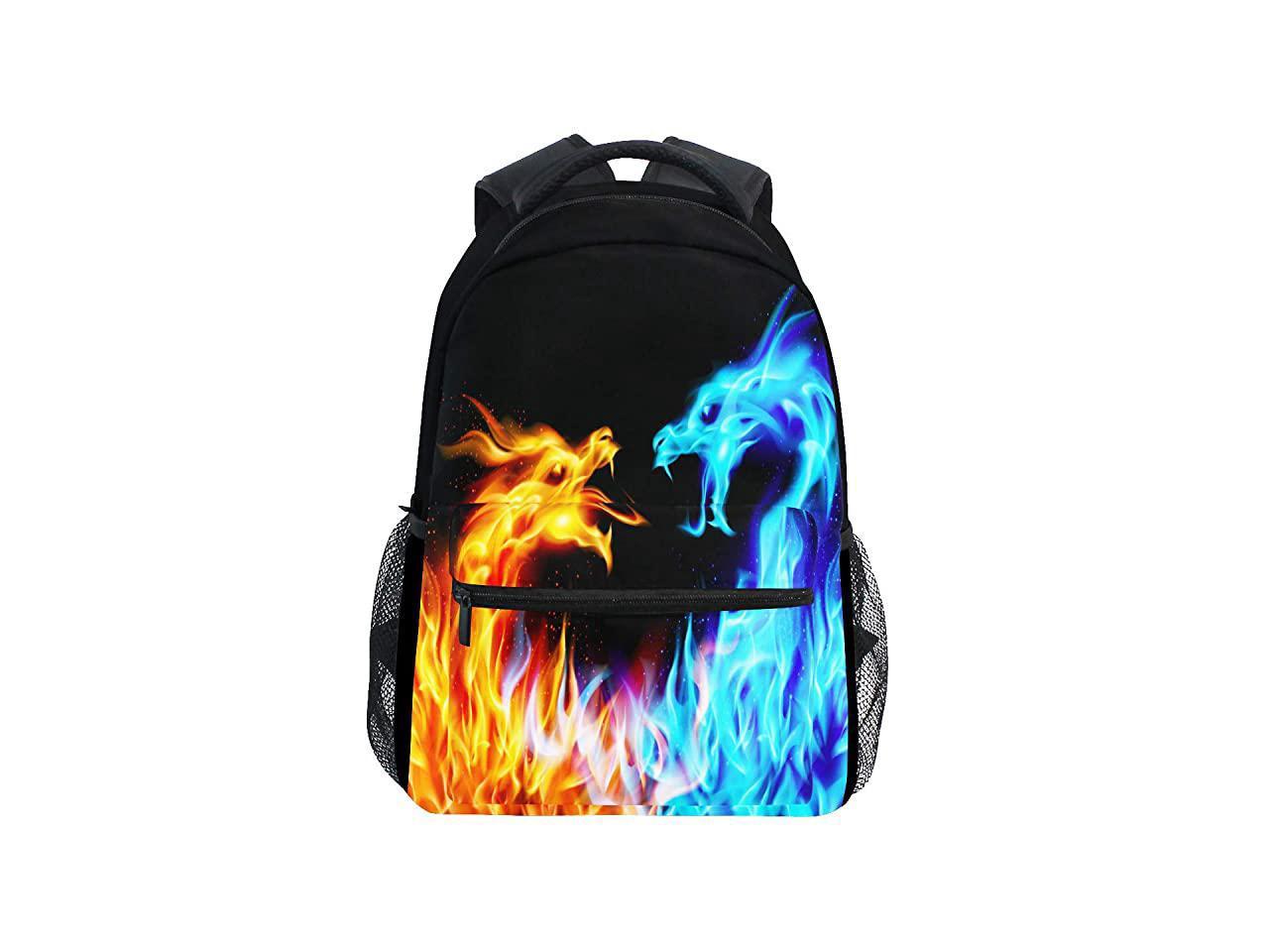Animal Dragon Chinese Style Daypack Backpack School College Travel Hiking Fashion Laptop Backpack for Women Men Teen Casual Schoolbags Canvas
