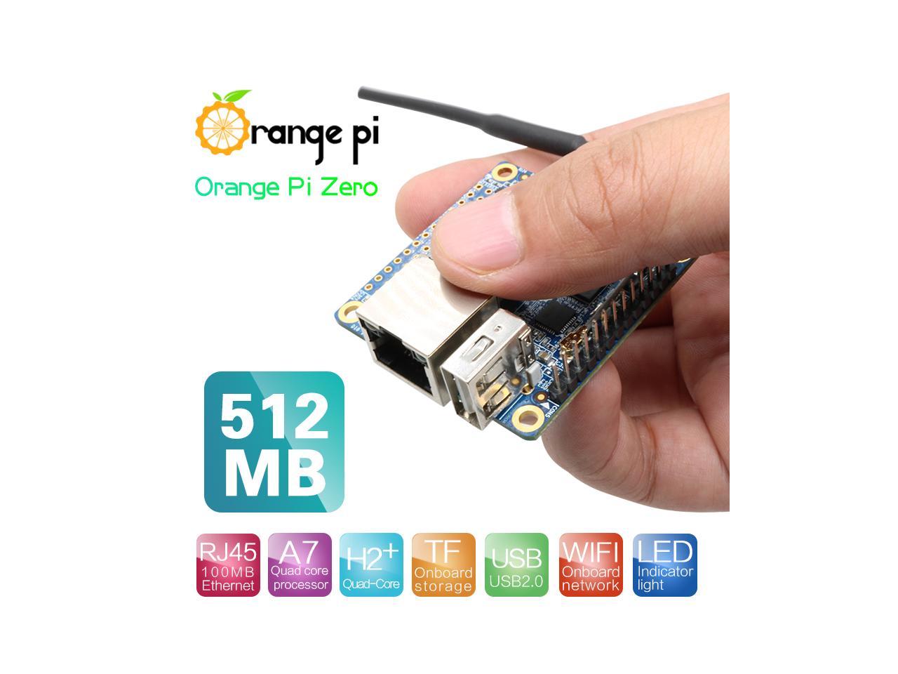 Bluetooth 512MB DDR3 Upgraded Version Orange Pi Zero Plus 2 H3 Quad-core WiFi 