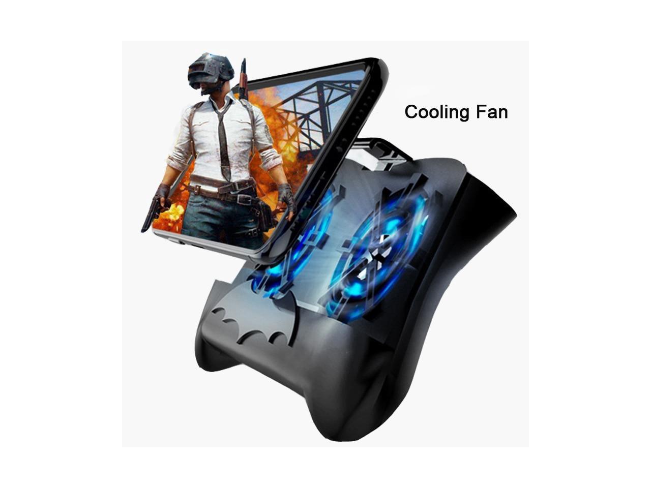 Cool Mobile Phone Cooling Pad Gaming Cooler Radiator Mute Fan Heatsink With Phone Stand Holder White Newegg Com