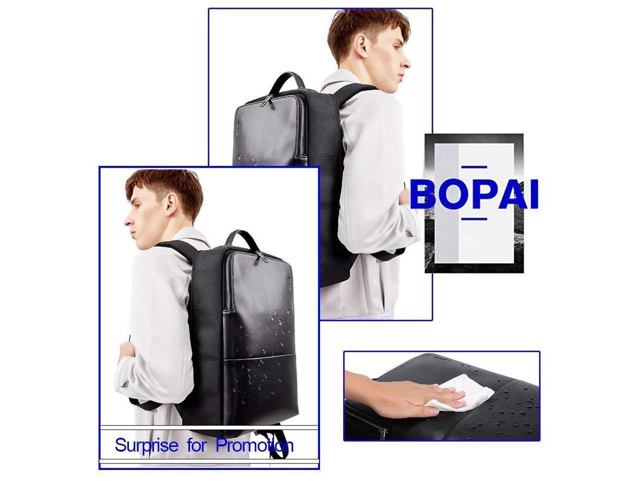 bopai leather backpack