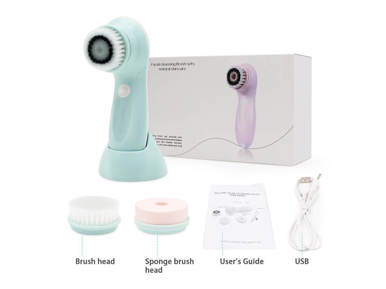 facial cleansing brush sets natural skin care