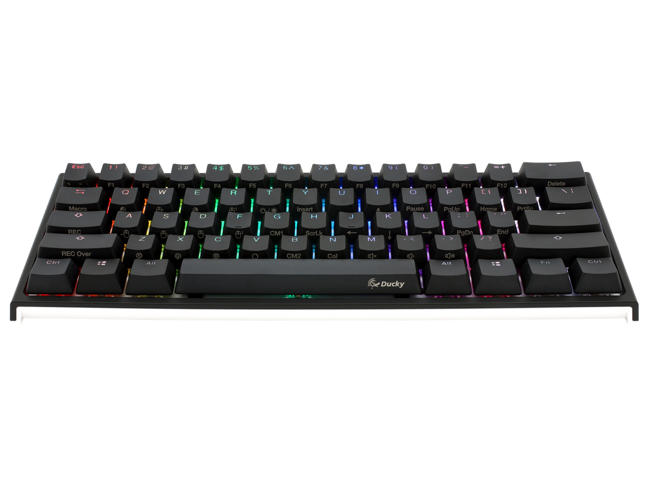 Ducky One Mini Pure White Rgb Led Double Shot Pbt Mechanical Keyboard Newegg Ca