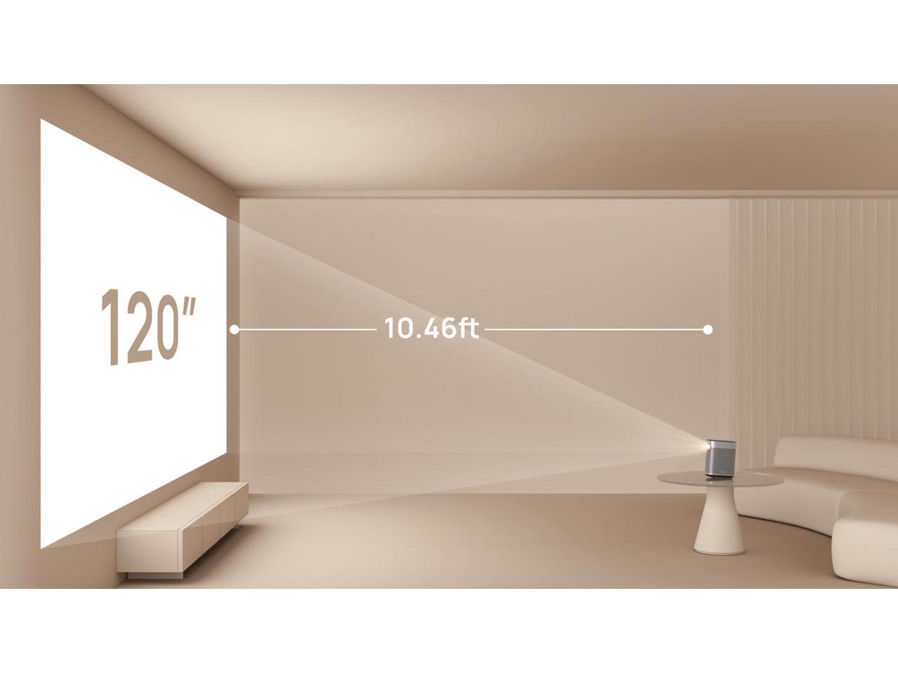 XGIMI Halo+ Portable Projector | 1080P 900 ANSI Lumens , Harman Kardon ...