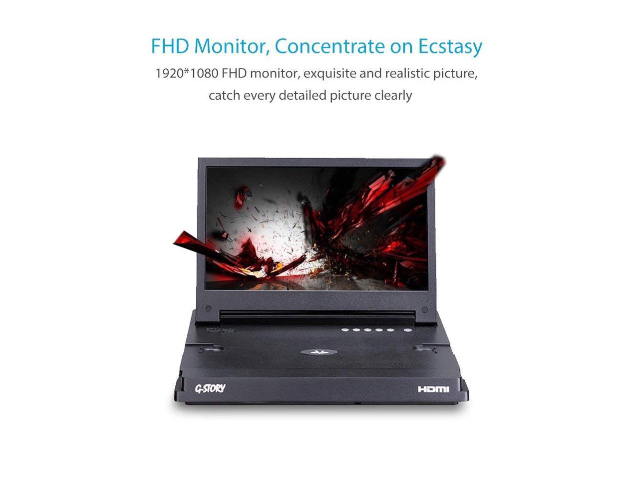 G Story 11 6 Inch Hdr Ips Fhd 1080p Eye Care Portable Gaming Monitor For Ps4 Pro Not Included With Freesync Hdmi Cable Built In Multimedia Stereo Speaker Ul Certificated Ac Adapter Newegg Com