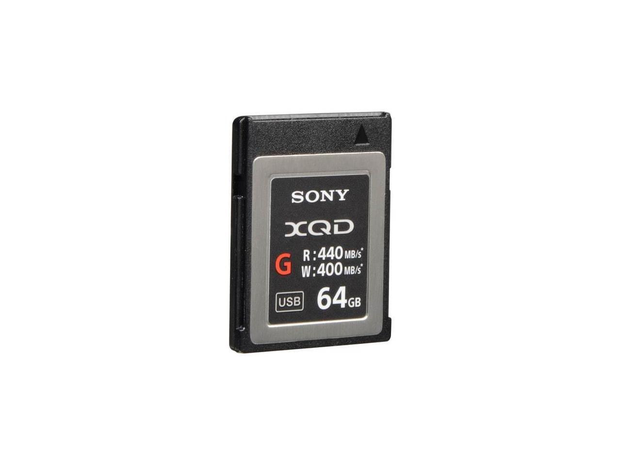 Sony G Series 64GB XQD Memory Card, 400MB/s Write Speed, 440MB/s Read