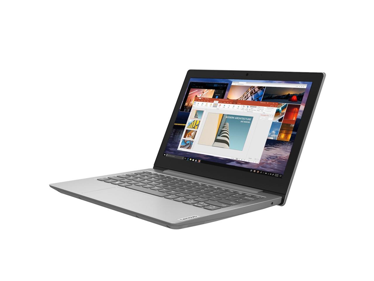 Lenovo IdeaPad 1 AMD Laptop, 11.6" 250 nits, Athlon Silver 3050e, AMD
