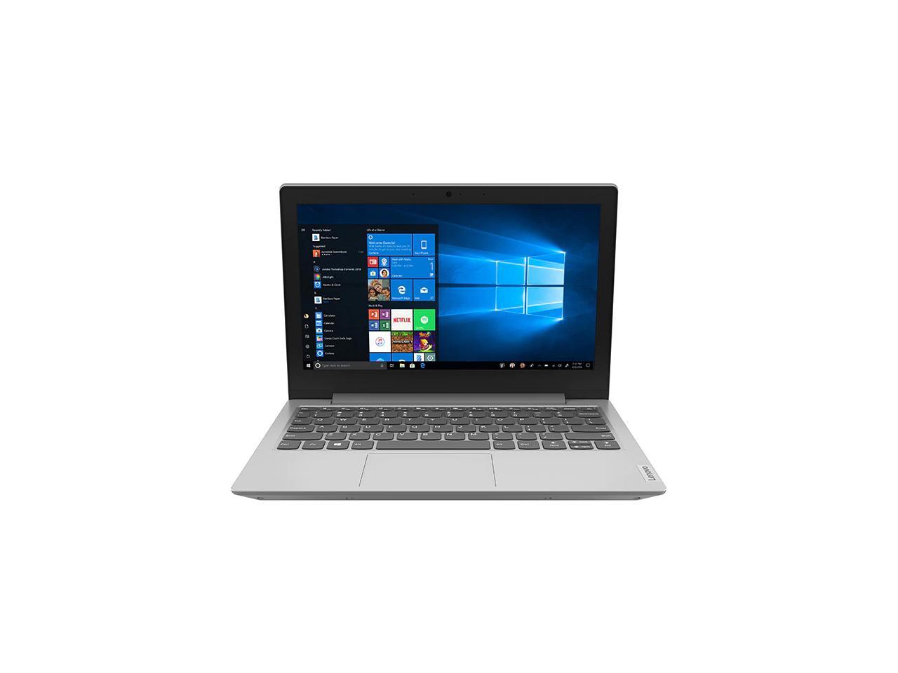 Lenovo IdeaPad 1 Laptop, 11.6" 250 nits, Athlon Silver 3050e, AMD