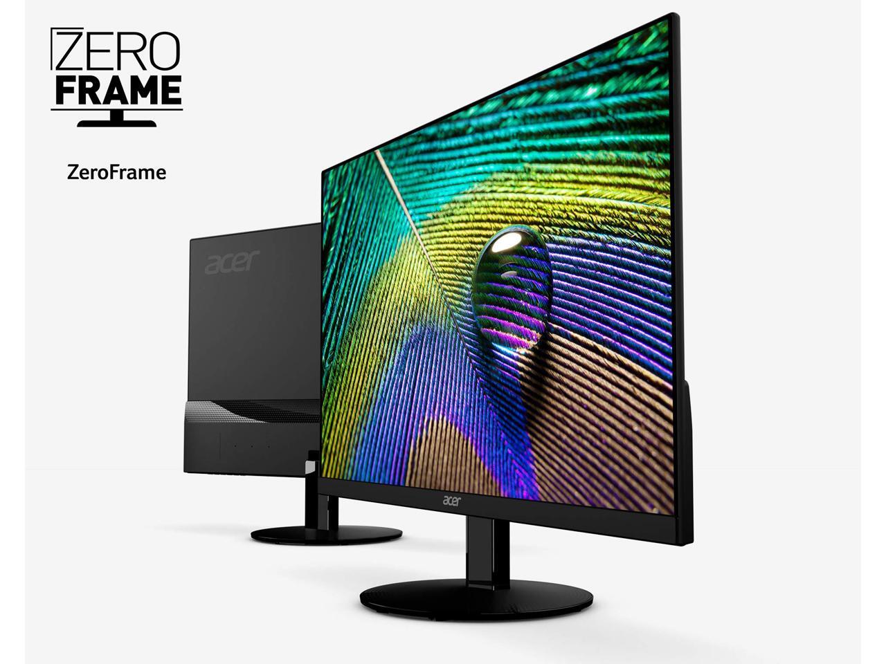 Acer SA270 Bbmipux 27" Full HD (1920 x 1080) IPS Ultra-Slim Edge-to ...