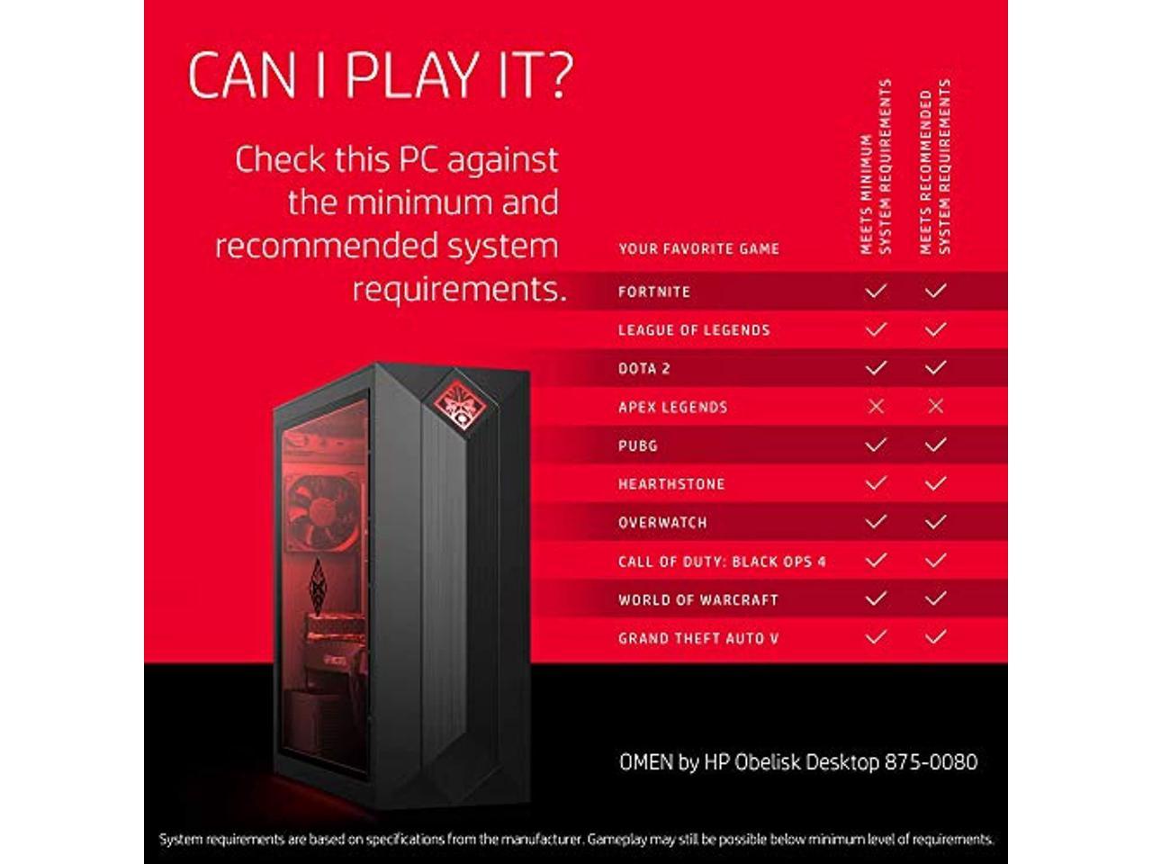 Refurbished: OMEN by HP Obelisk Gaming Desktop Computer, Intel