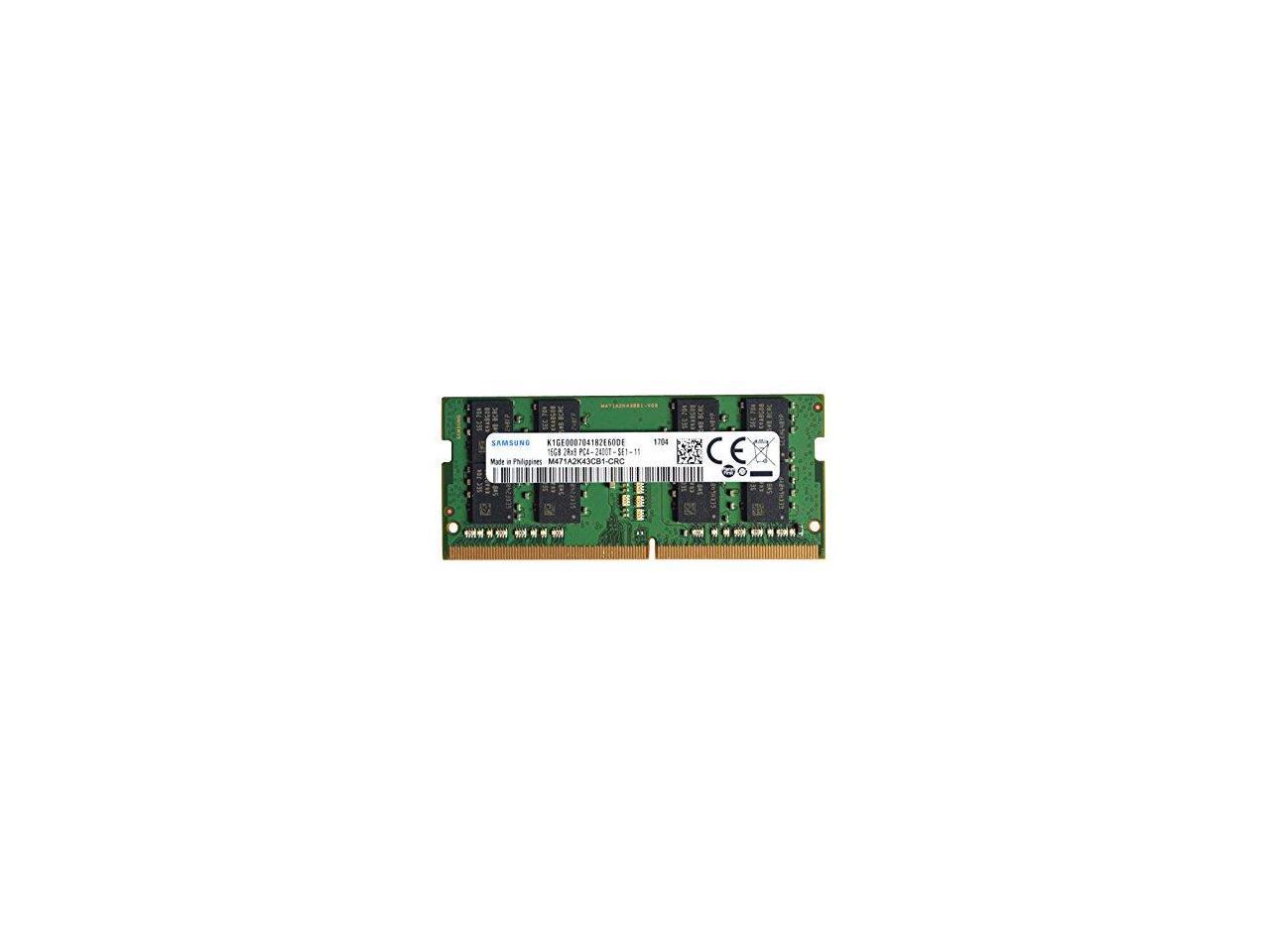 Samsung 16GB DDR4 PC4-19200, 2400MHz, 260 PIN SODIMM 