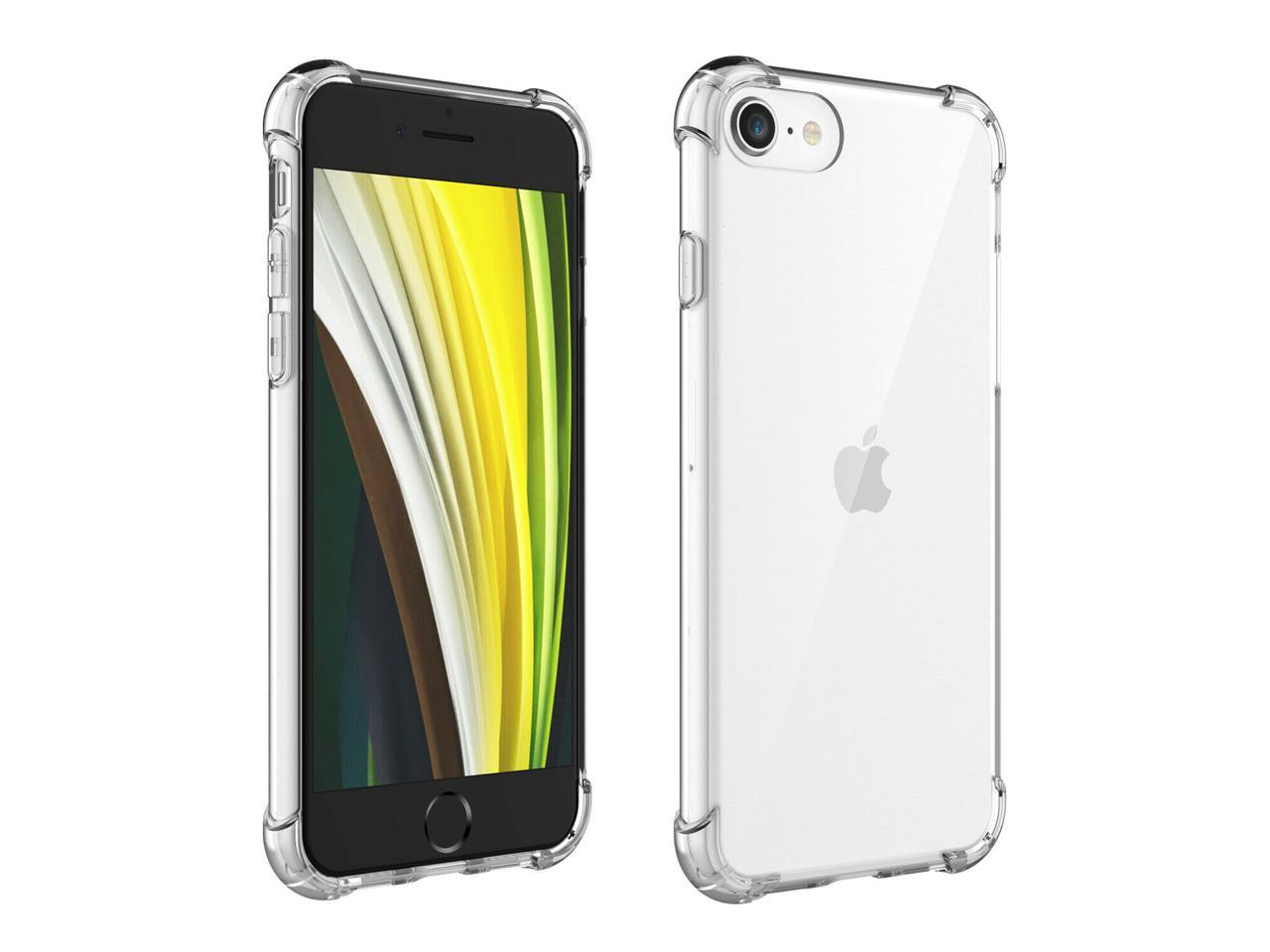 For Iphone Se2 4 7 Iphone 7 8 Cover Shockproof Clear Bumper Soft Tpu Case Newegg Com