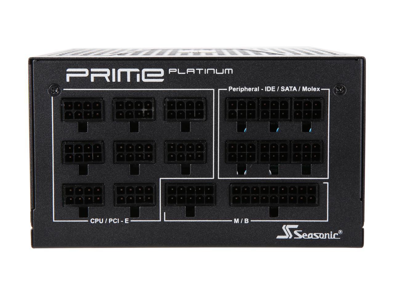 Seasonic PRIME PX-1300, 1300W 80+ Platinum, Full Modular, 135mm FDB Fan